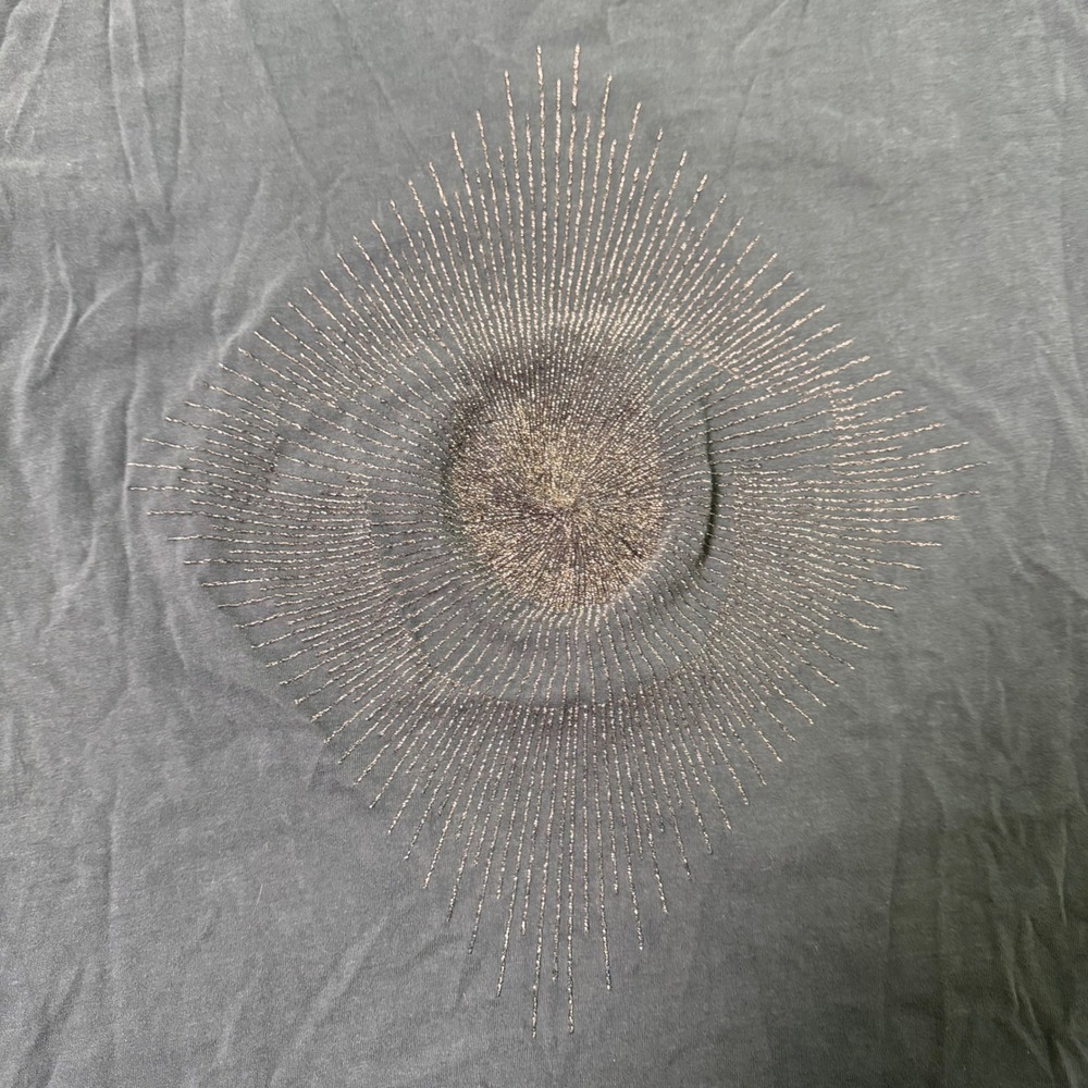 True Religion T-Shirt Green Graphic Tee Crew Neck Short Sleeve Casual Top Medium - Picture 5 of 6